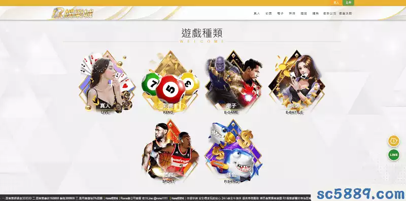 rone娛樂城遊戲種類