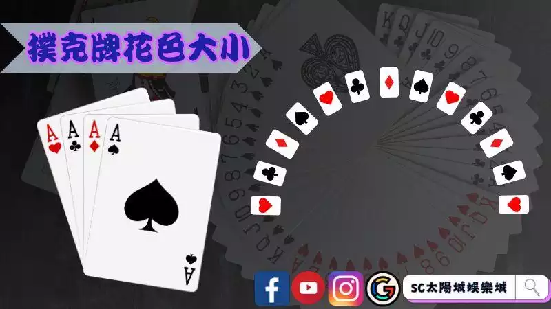 撲克牌花色大小