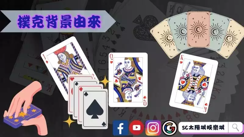 撲克背景由來