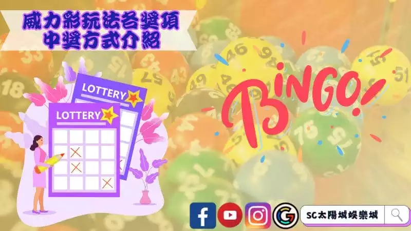 威力彩玩法各獎項的中獎方式介紹