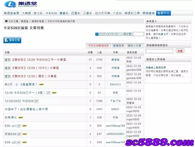 今彩539討論區