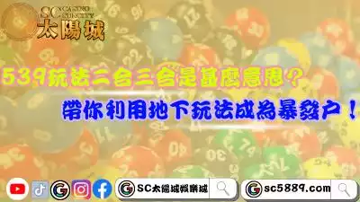 539玩法二合三合是甚麼意思？帶你利用地下玩法成為暴發戶！