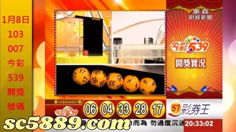 台彩539開獎號碼