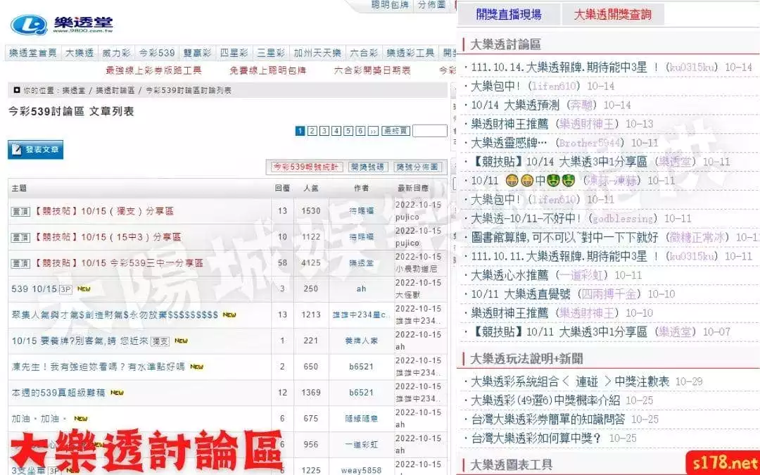 大樂透討論區