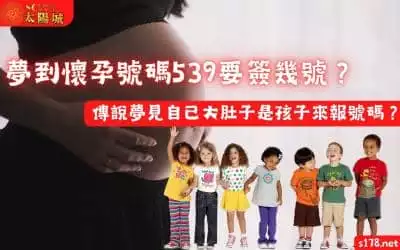 夢到懷孕號碼539要簽幾號？傳說夢見自己大肚子是孩子來報號碼？